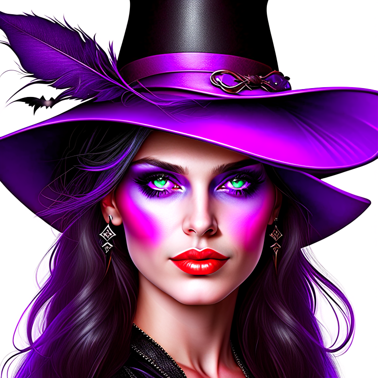 witch clipart - morgana, a mysterious and powerful sorceress. 