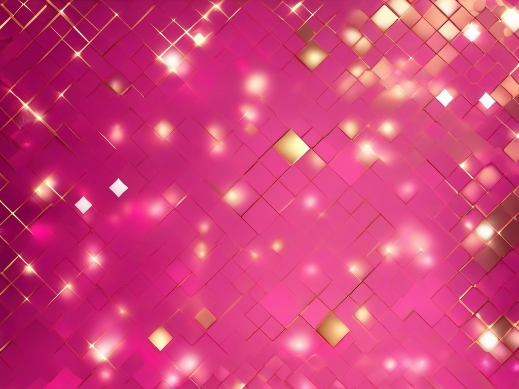 Pink And Gold Sparkle Background  