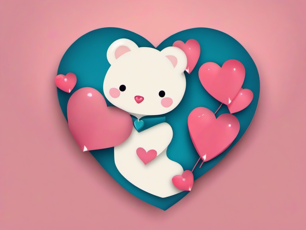 Cute Wallpapers Heart - Heart shapes with a cute look  ,desktop background wallpaper