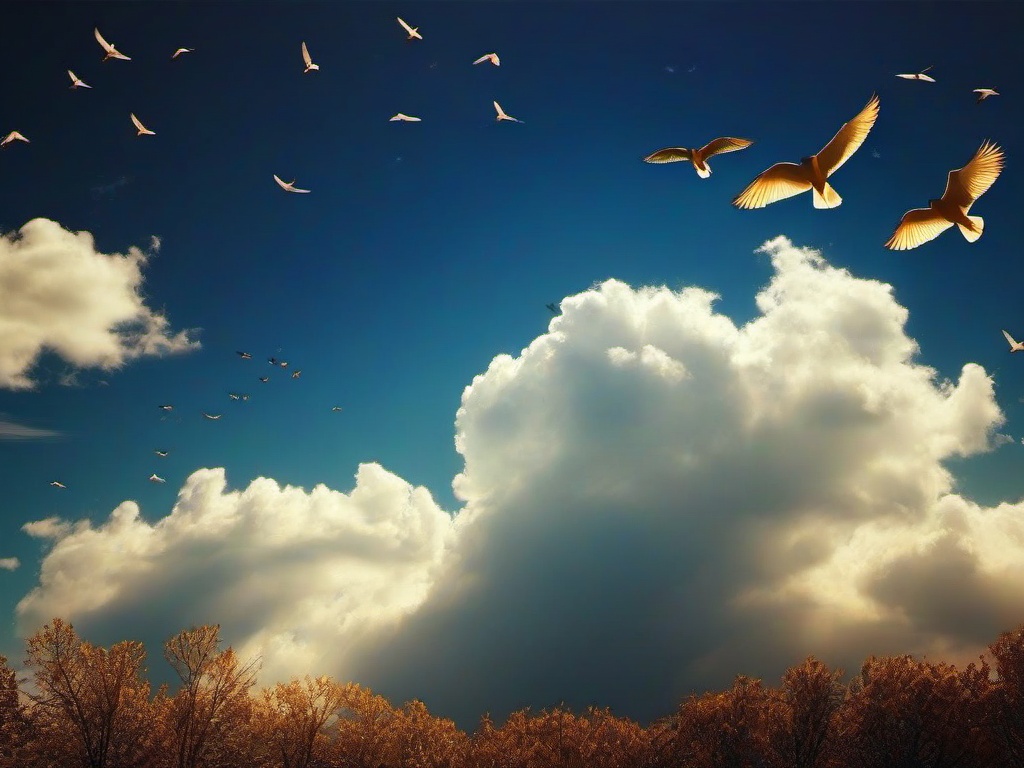 Bird Sky Wallpaper  ,desktop background wallpaper