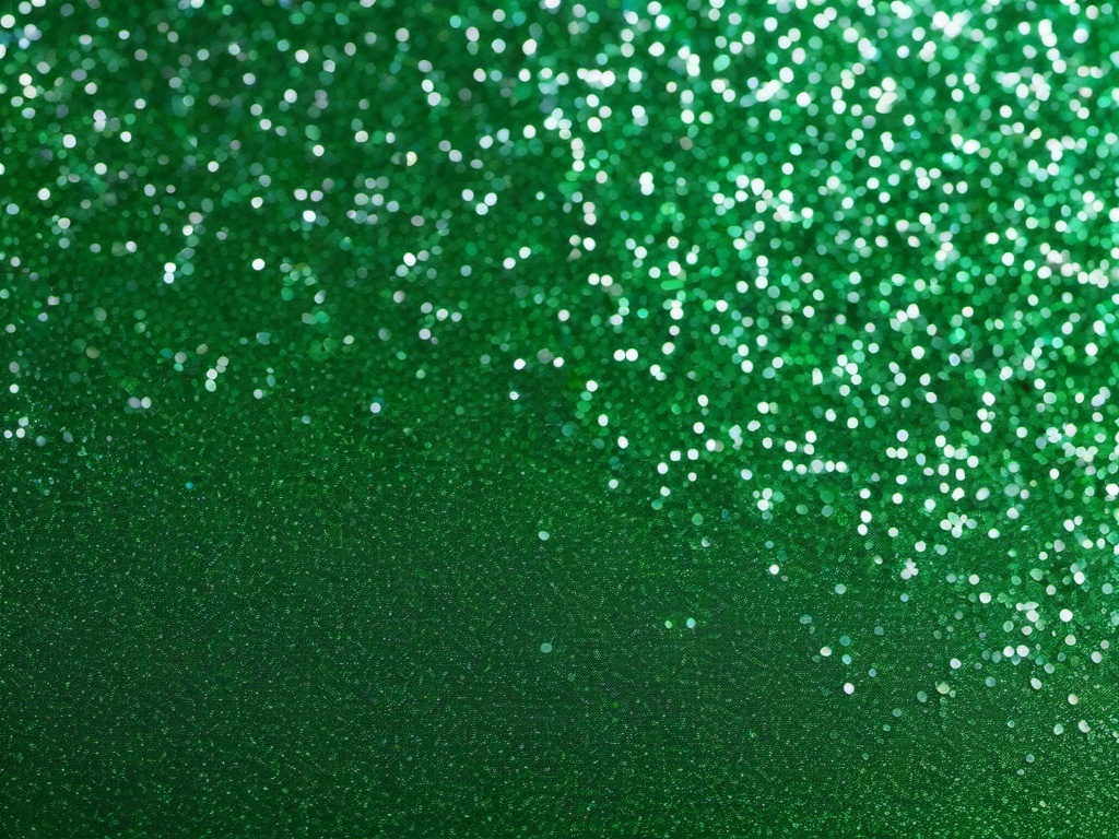 Green And White Glitter Background  