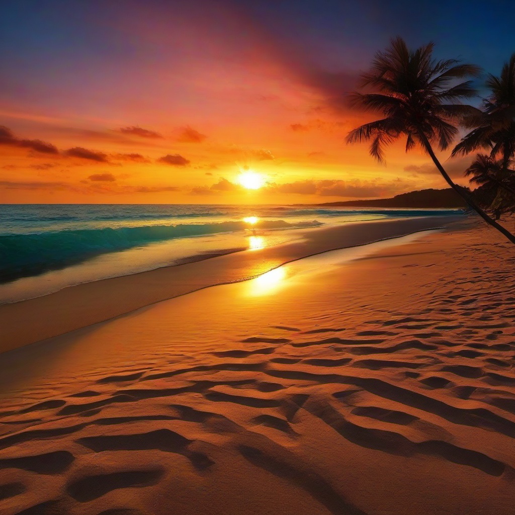 Beach Background Wallpaper - sunset on the beach background  