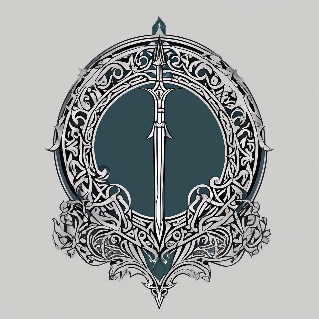 gondor tattoo  simple vector color tattoo