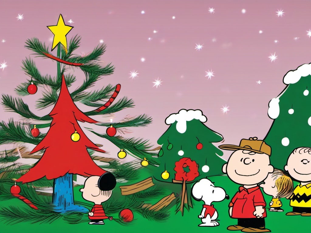 Charlie Brown Christmas Tree Wallpaper  