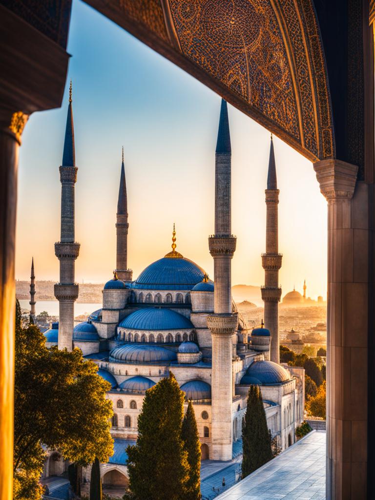 blue mosque - showcase the stunning interior of the blue mosque (sultan ahmed mosque) in istanbul, turkey. 