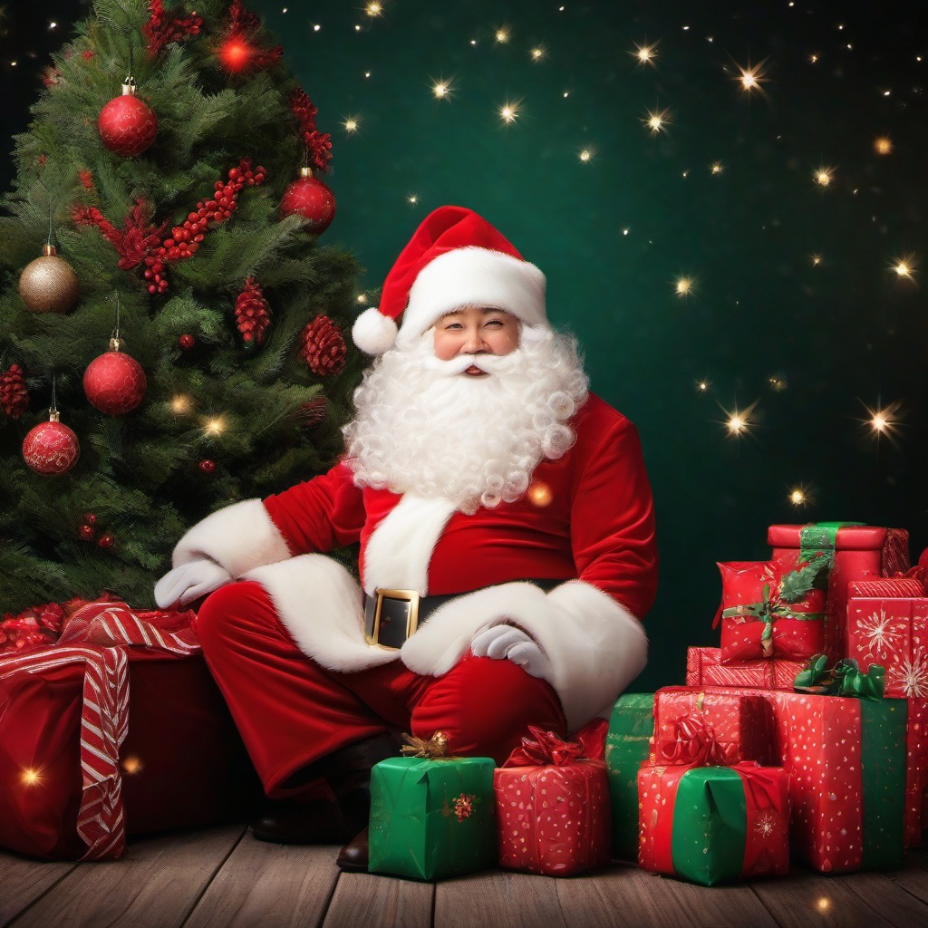 Christmas Background Wallpaper - santa claus photo backdrops  