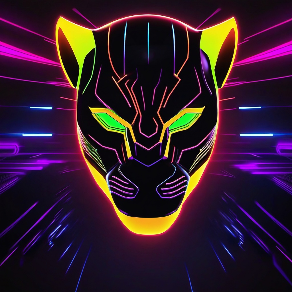 Neon Background Wallpaper - neon black panther wallpaper  