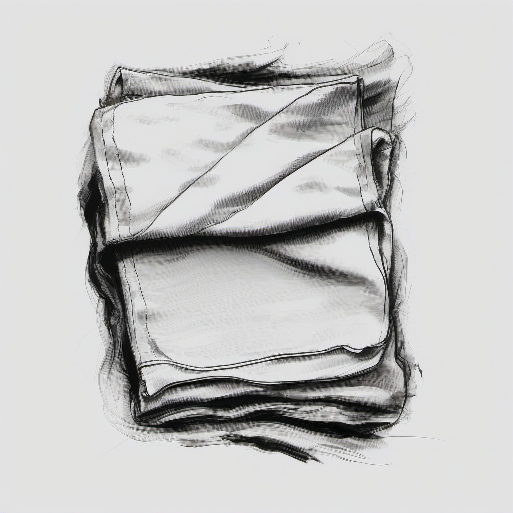 drawing of a fire blanket  minimal rough sketch scribbles,doodles,black and white