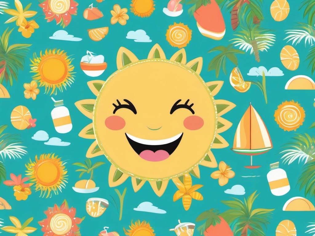 Summer Cute Wallpaper - Sun and beach-inspired cuteness  ,desktop background wallpaper