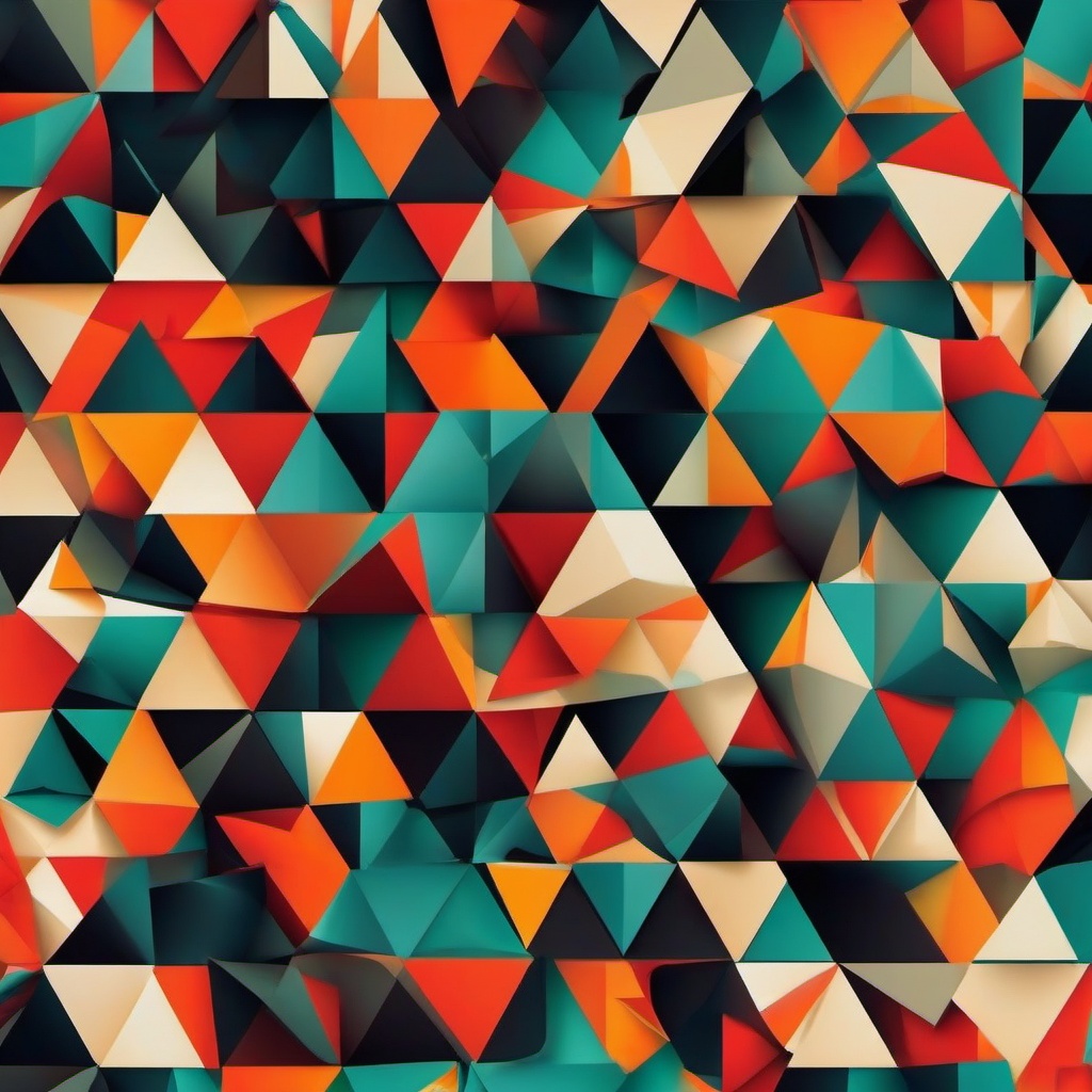 Geometric Background - triangle shape background  