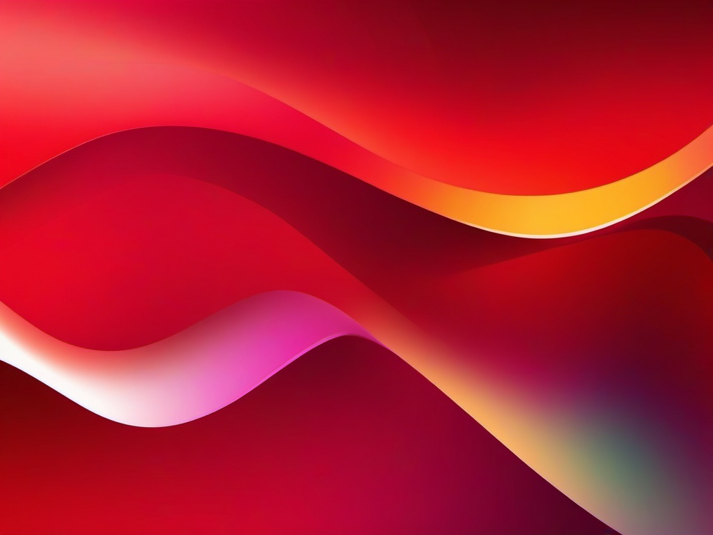 Colorful Red Background-Vibrant red with colorful abstract shapes and gradients for a lively design  background wallpaper