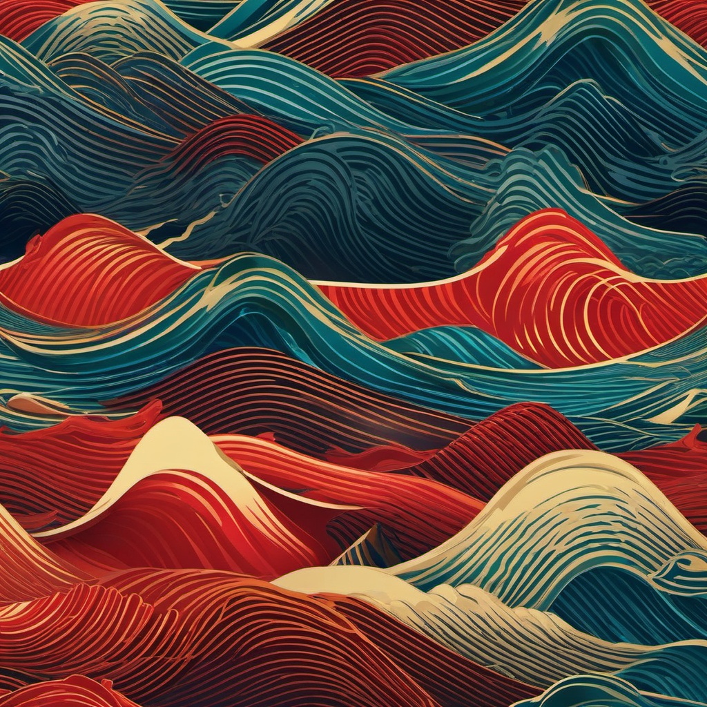 Wave Background Wallpaper - chinese waves wallpaper  