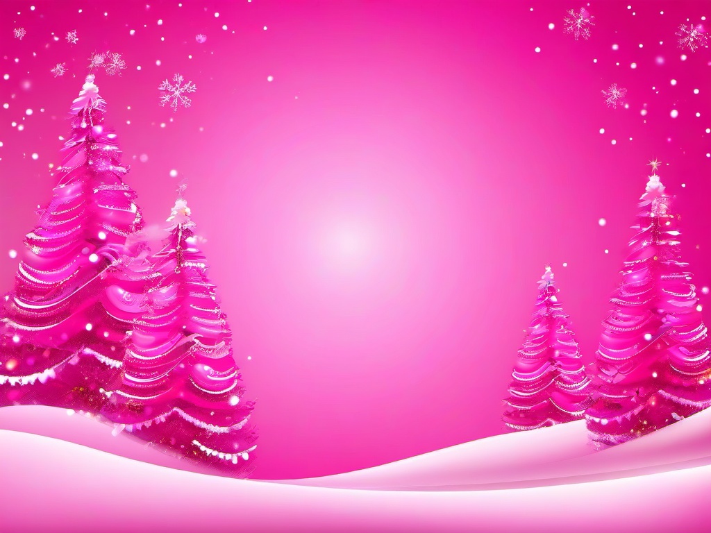 Christmas Pink Background  