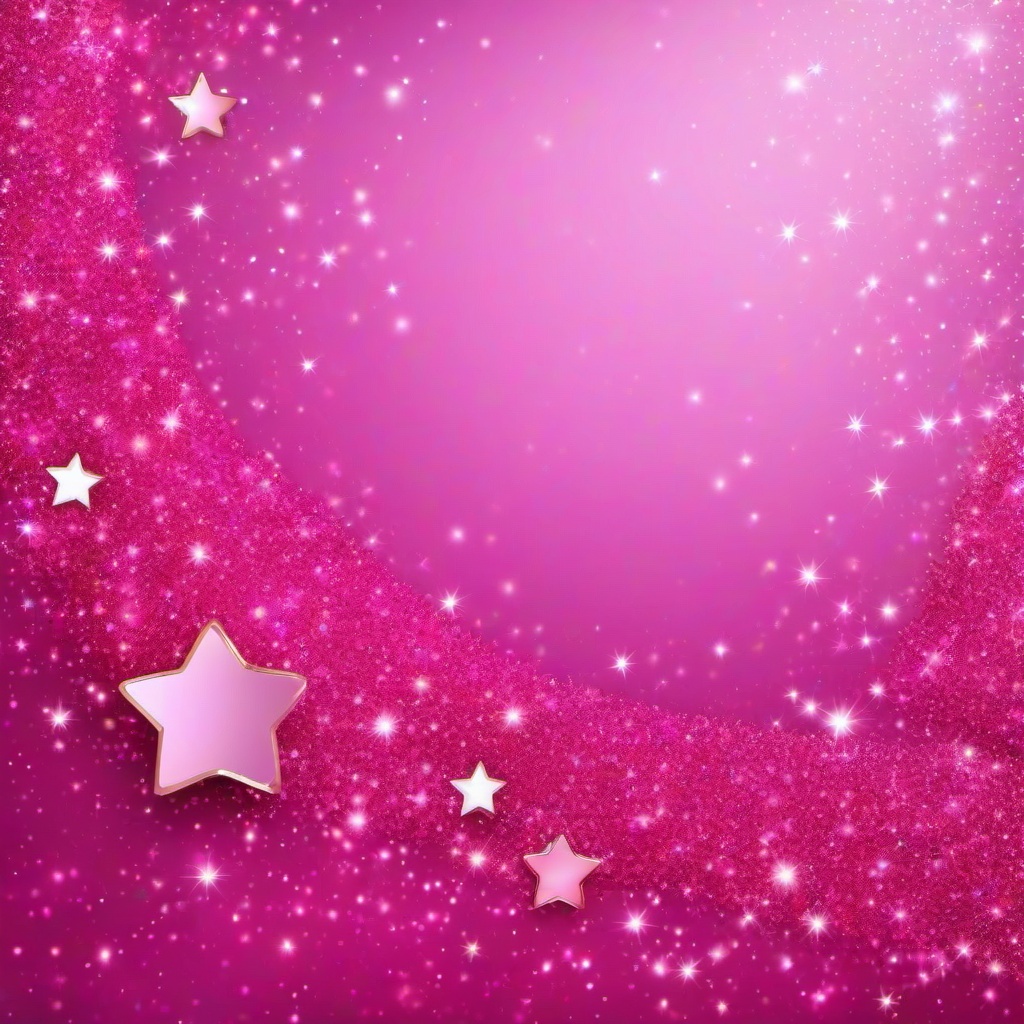 Glitter background - pink glitter stars background  