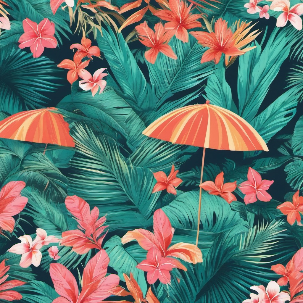 Beach Background Wallpaper - preppy tropical background  