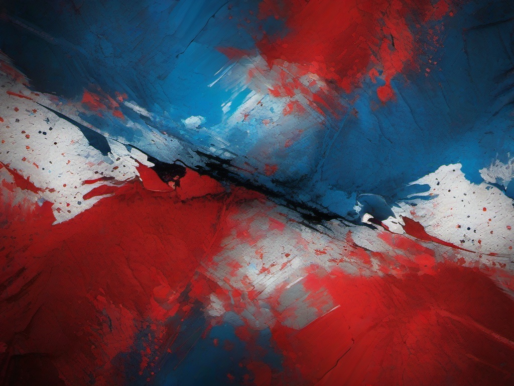 Red And Blue Wallpaper-Dramatic split of red and blue with an abstract grunge texture  background wallpaper