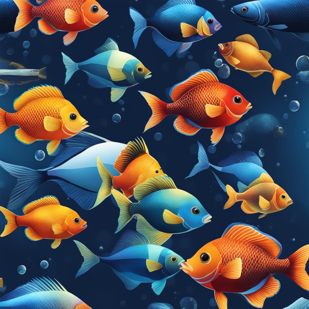 fish clipart transparent background in an underwater world - swimming with artistic flair. 