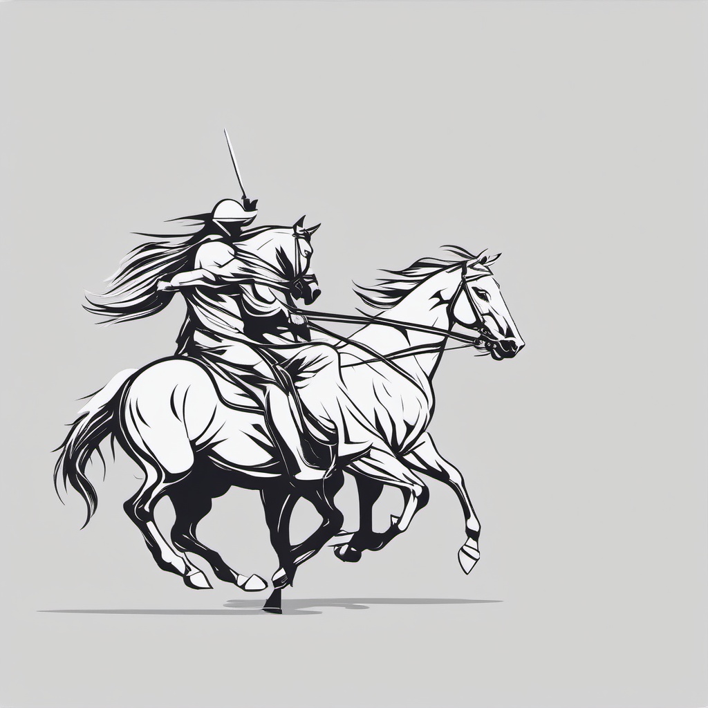 horsemen tattoo  simple tattoo,minimalist,white background