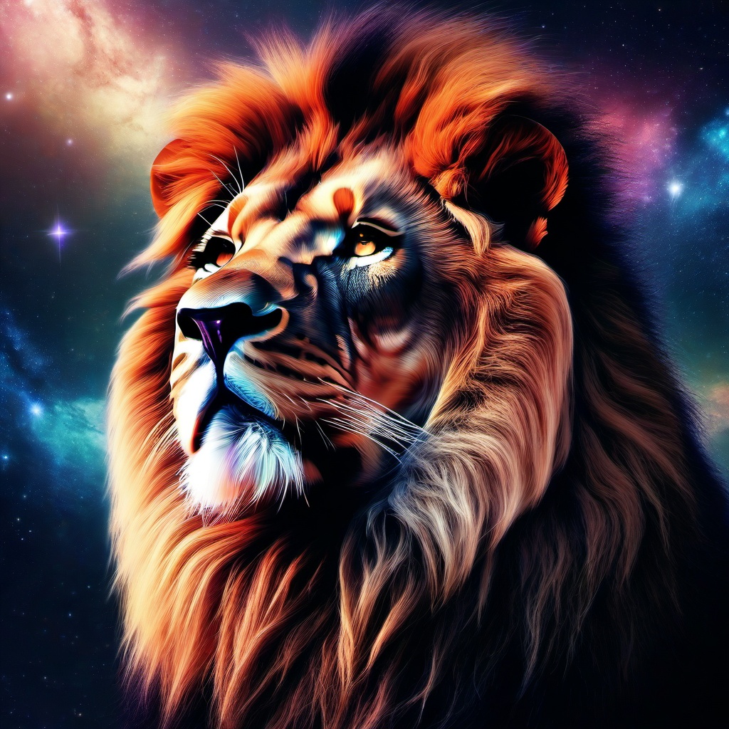 Lion Background Wallpaper - galaxy lion wallpaper  