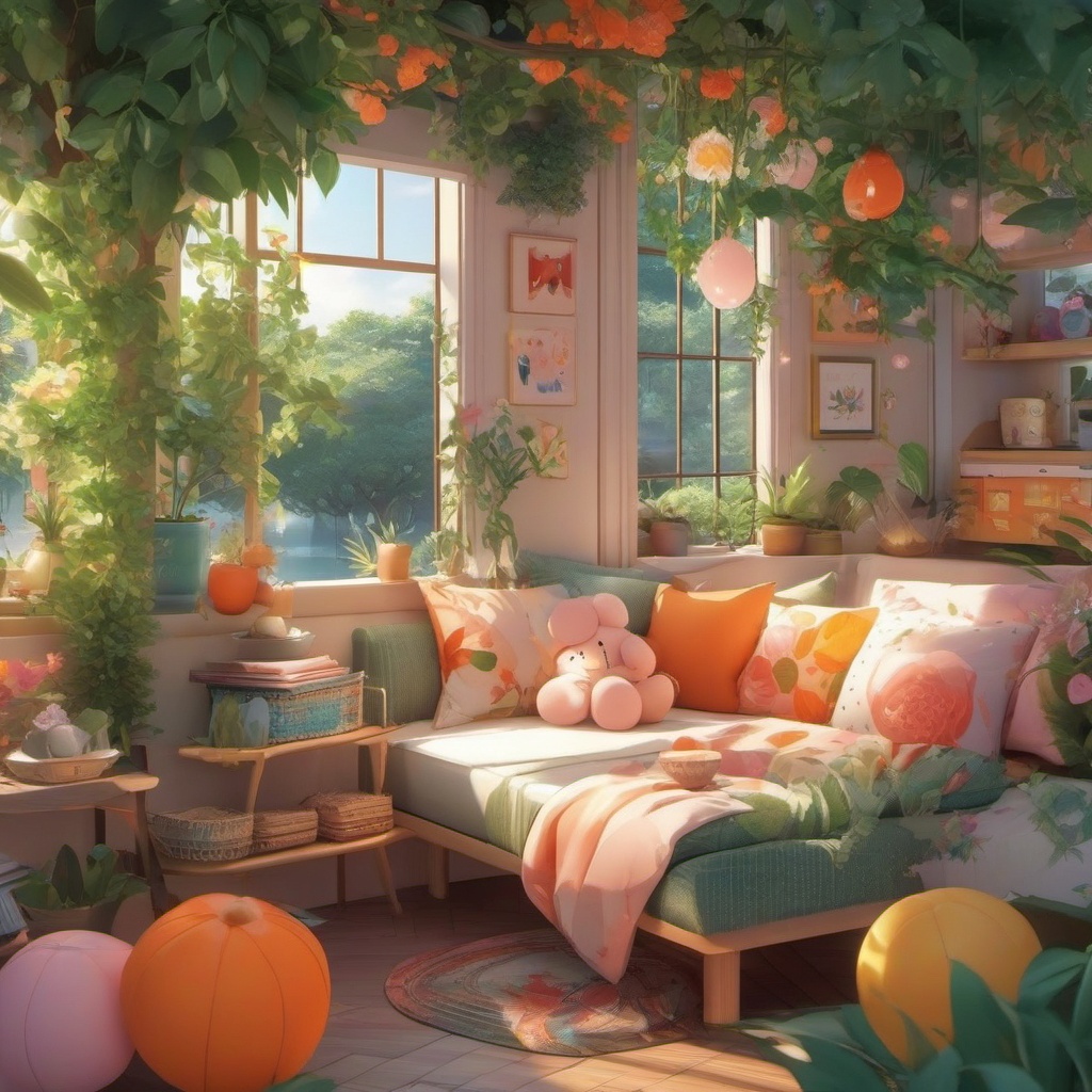 Wallpaper Cute Anime - Immerse yourself in the playful world of adorable anime scenes, where vibrant characters and delightful scenarios bring joy to your daily routine.  intricate patterns, splash art, wallpaper art