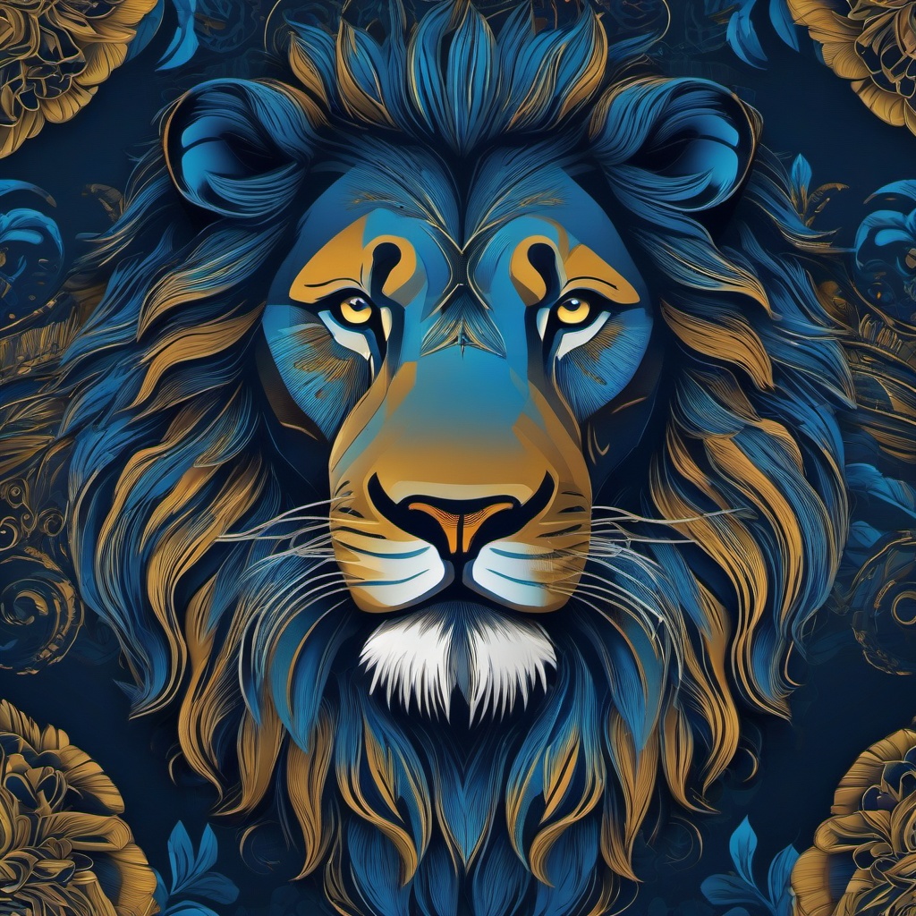 Lion Background Wallpaper - lion wallpaper blue  