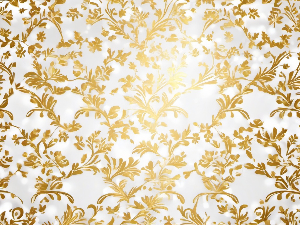 White And Gold Christmas Background  