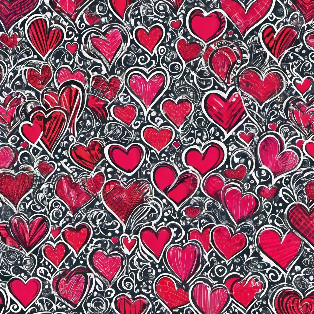 Heart Background Wallpaper - drawn heart wallpaper  