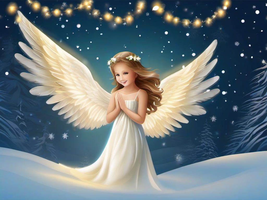 Christmas Angel Background  