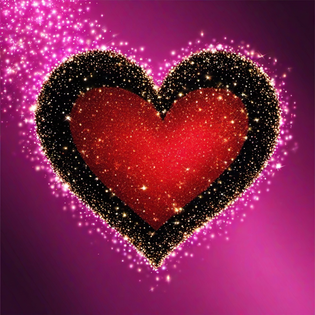 Glitter background - heart sparkle wallpaper  