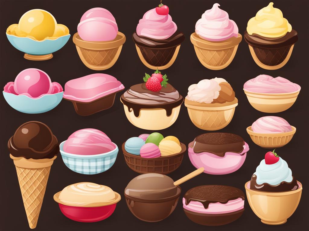 ice cream clipart,scooping up sweet delights in an ice cream parlor 