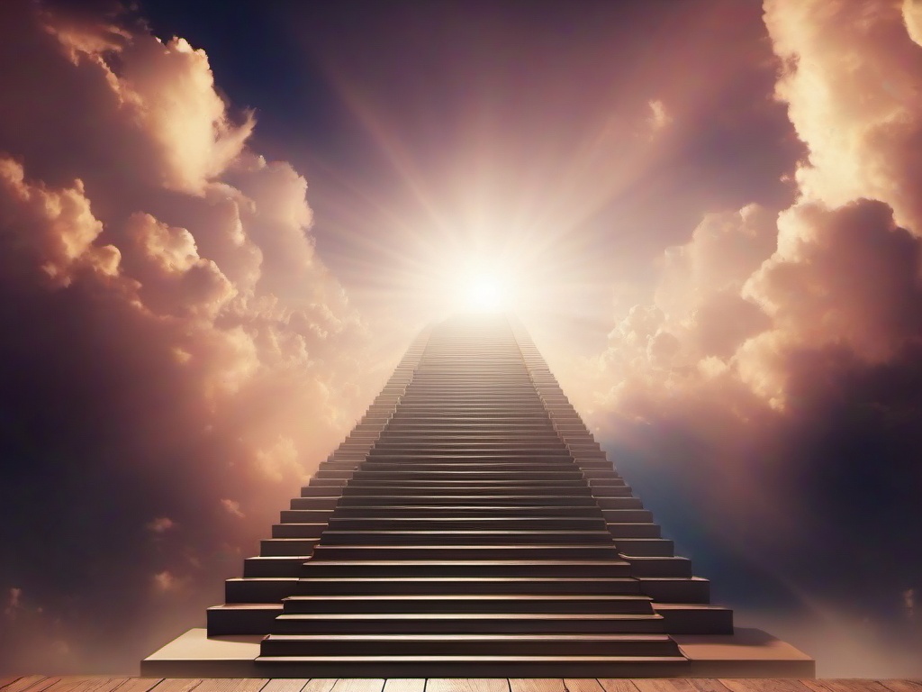 Heaven Stairway Background  