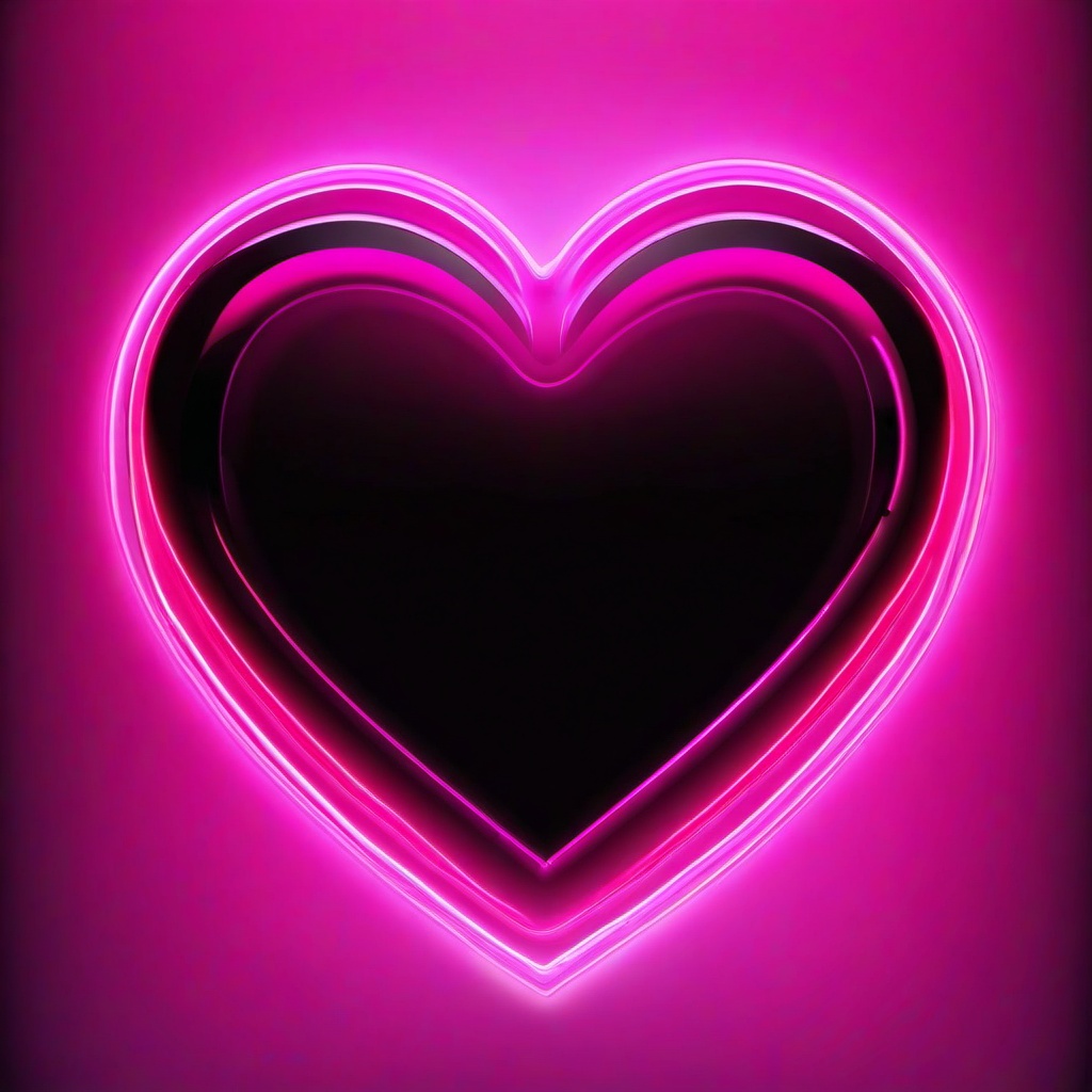 Heart Background Wallpaper - pink neon heart background  