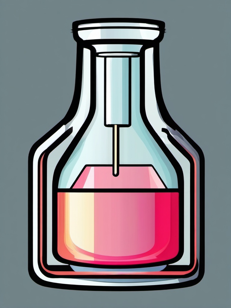 Chemistry Beaker clipart - Cylindrical vessel for measuring and mixing chemicals, ,color clipart vector style