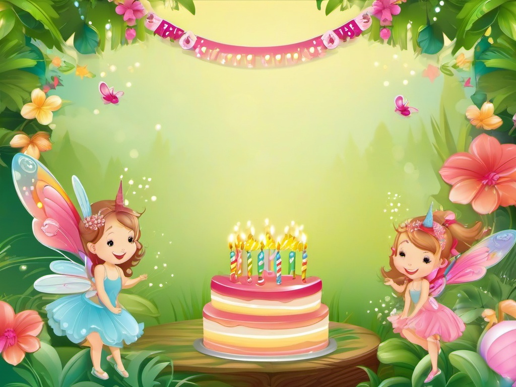 Birthday Background Wallpaper - fairy birthday backdrop  