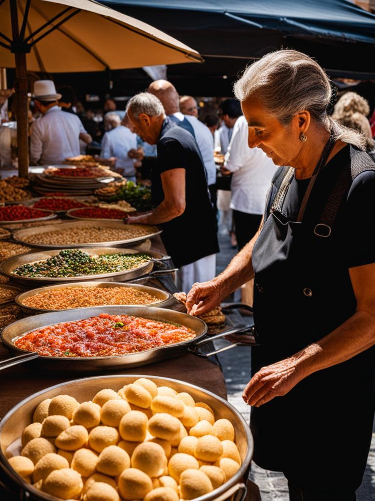 alhambra, spain - samples a diverse selection of tapas at a bustling local food market. 