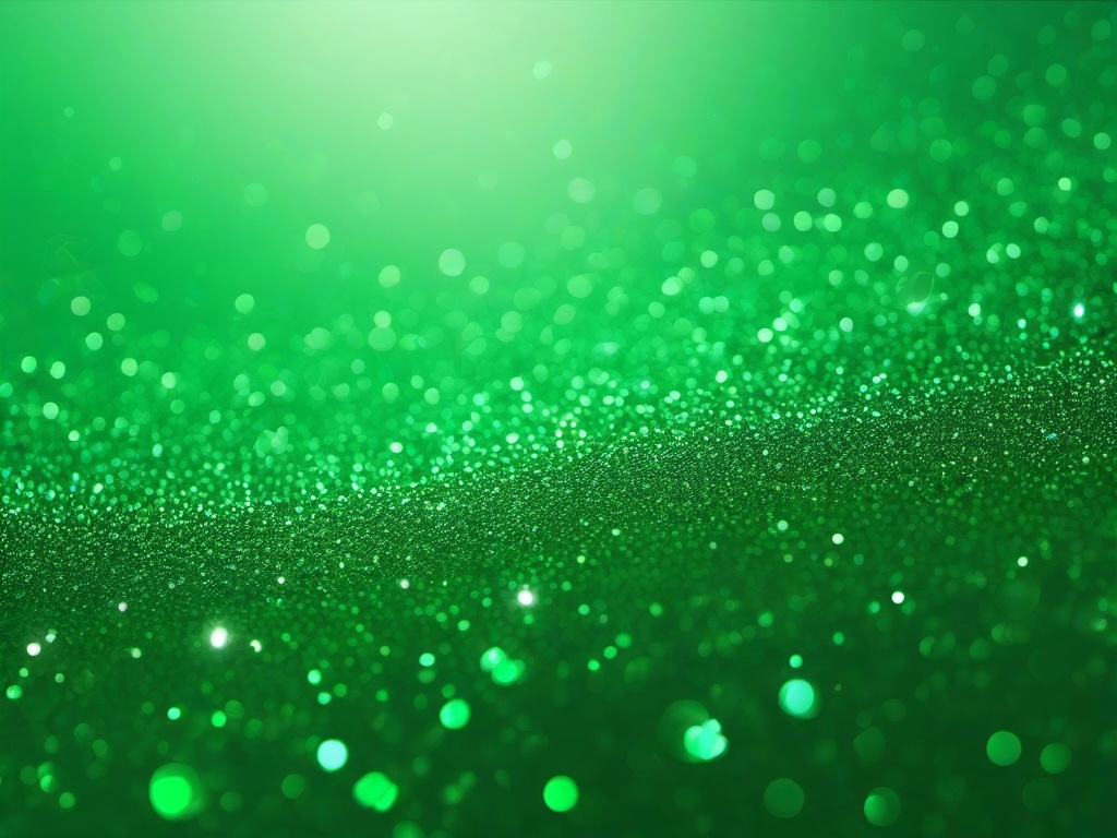 Glitter Green Background  