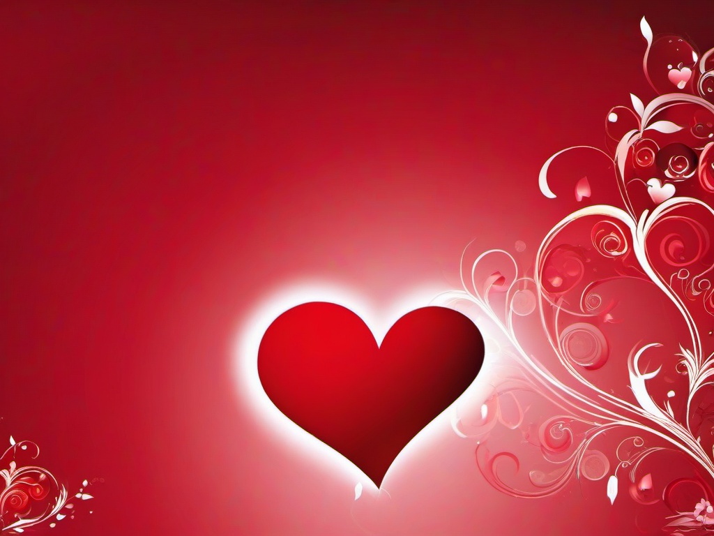 Heart Red Wallpaper - Romantic wallpaper featuring a red heart.  background wallpaper