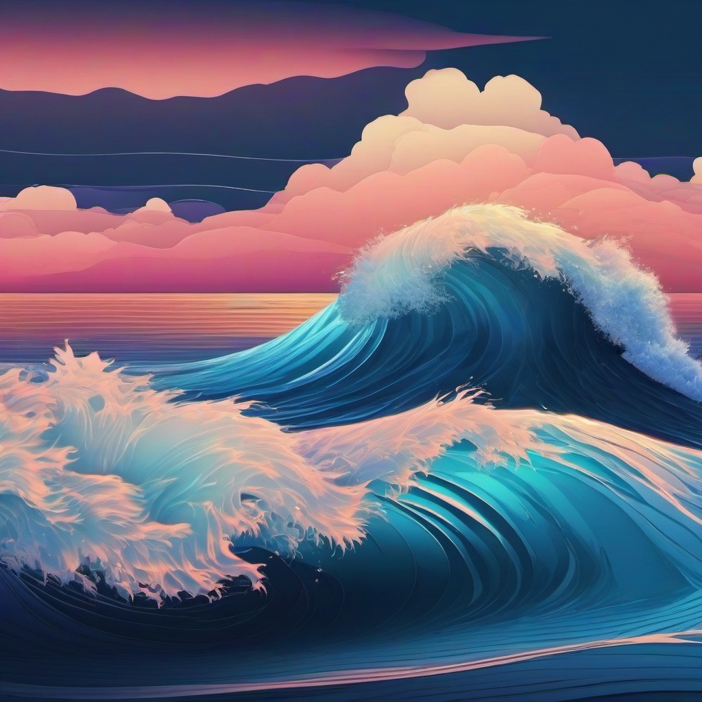 Wave Background Wallpaper - ocean wave background aesthetic  