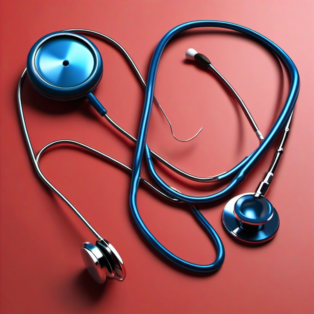 Stethoscope clipart - stethoscope listening to a heartbeat  