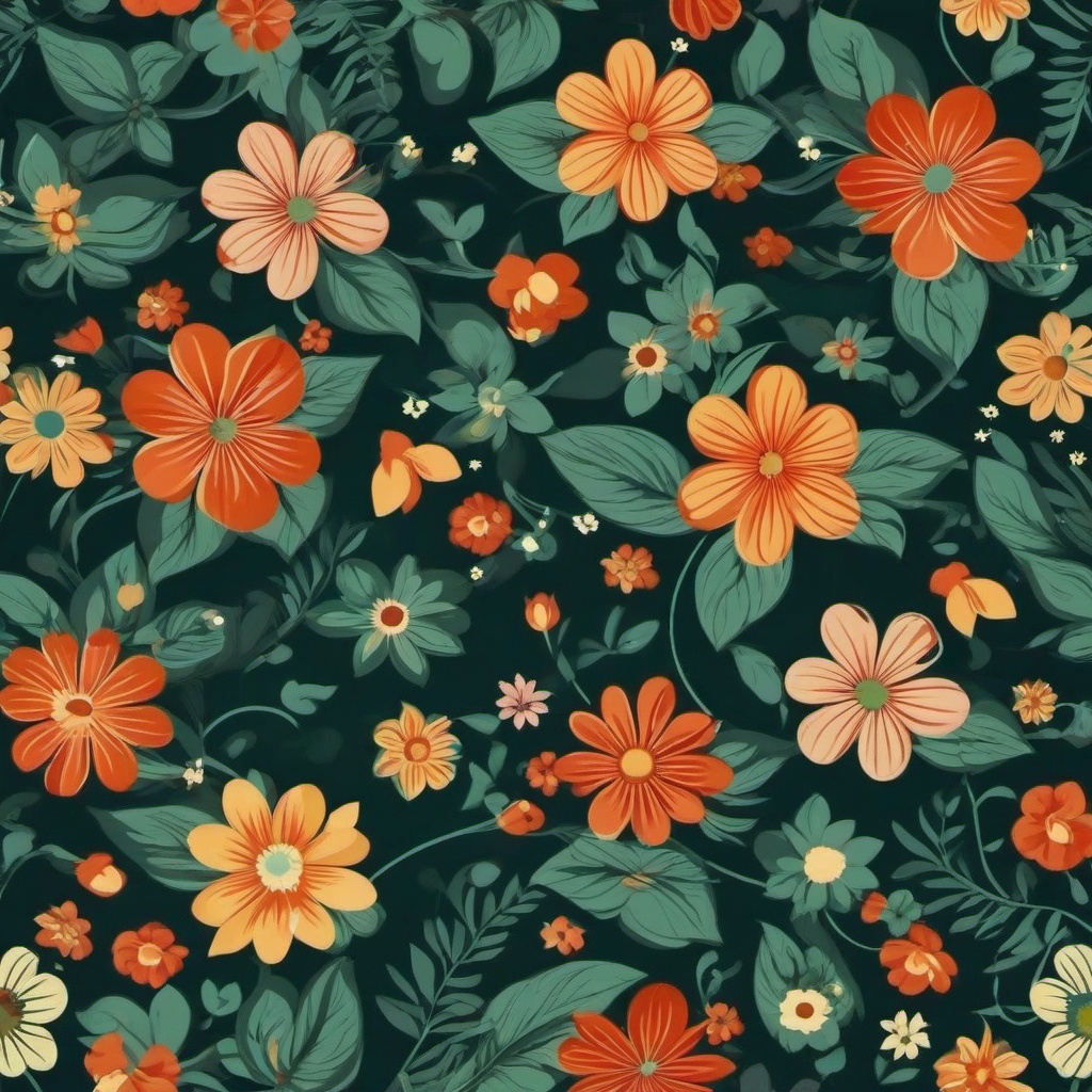 Flower Background Wallpaper - retro flower background  