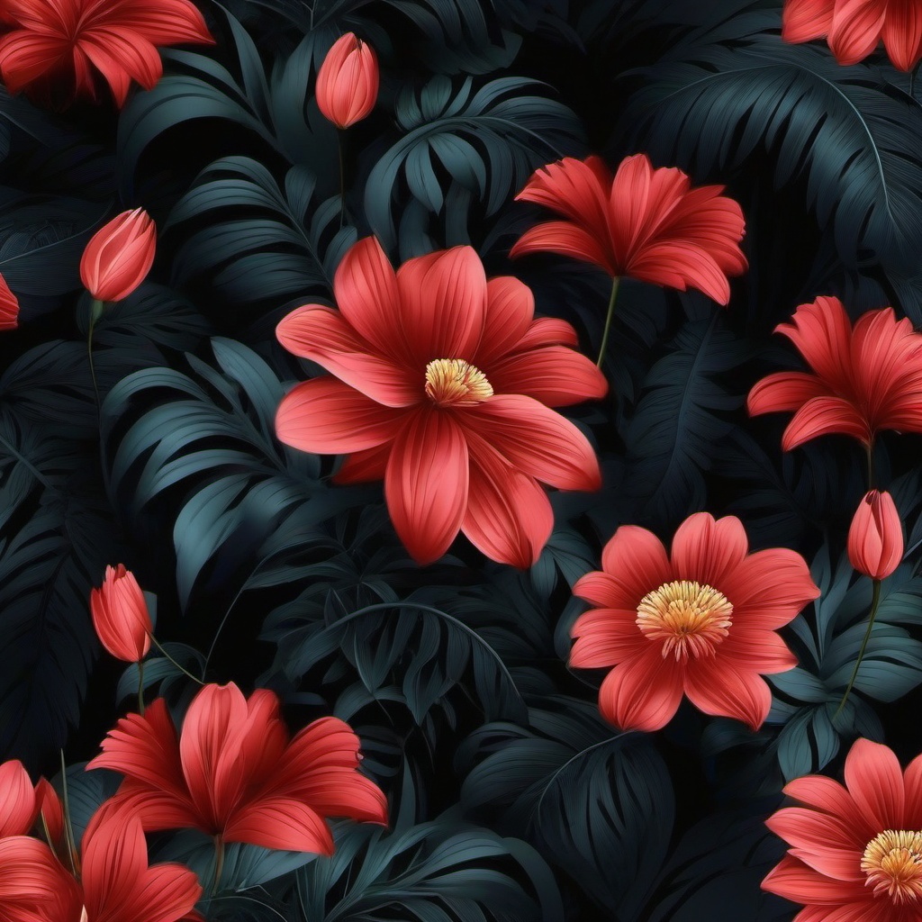 Flower Dark Wallpaper  ,desktop background wallpaper