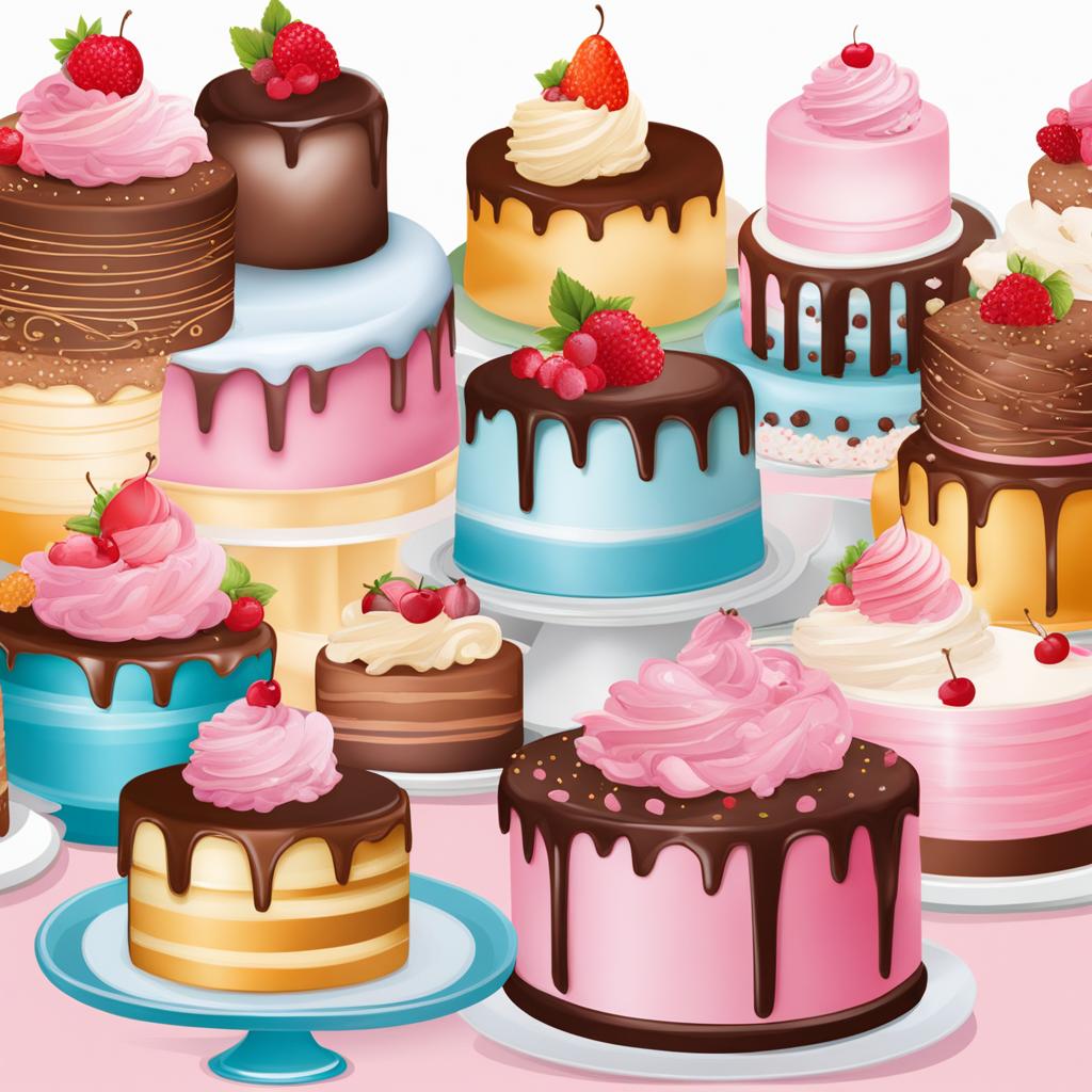 cake clipart - a delicious and frosted cake, perfect for celebrations. 