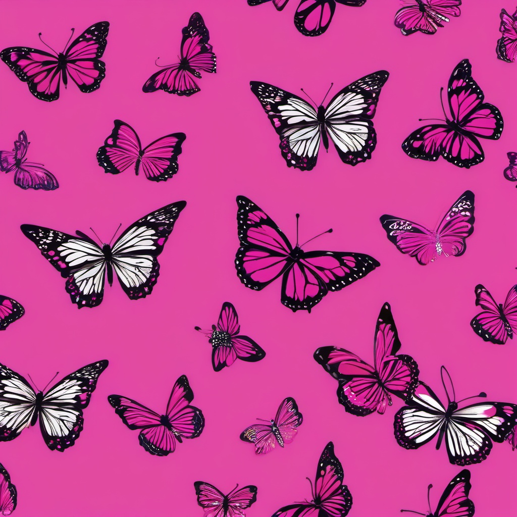 pink wallpaper butterfly  