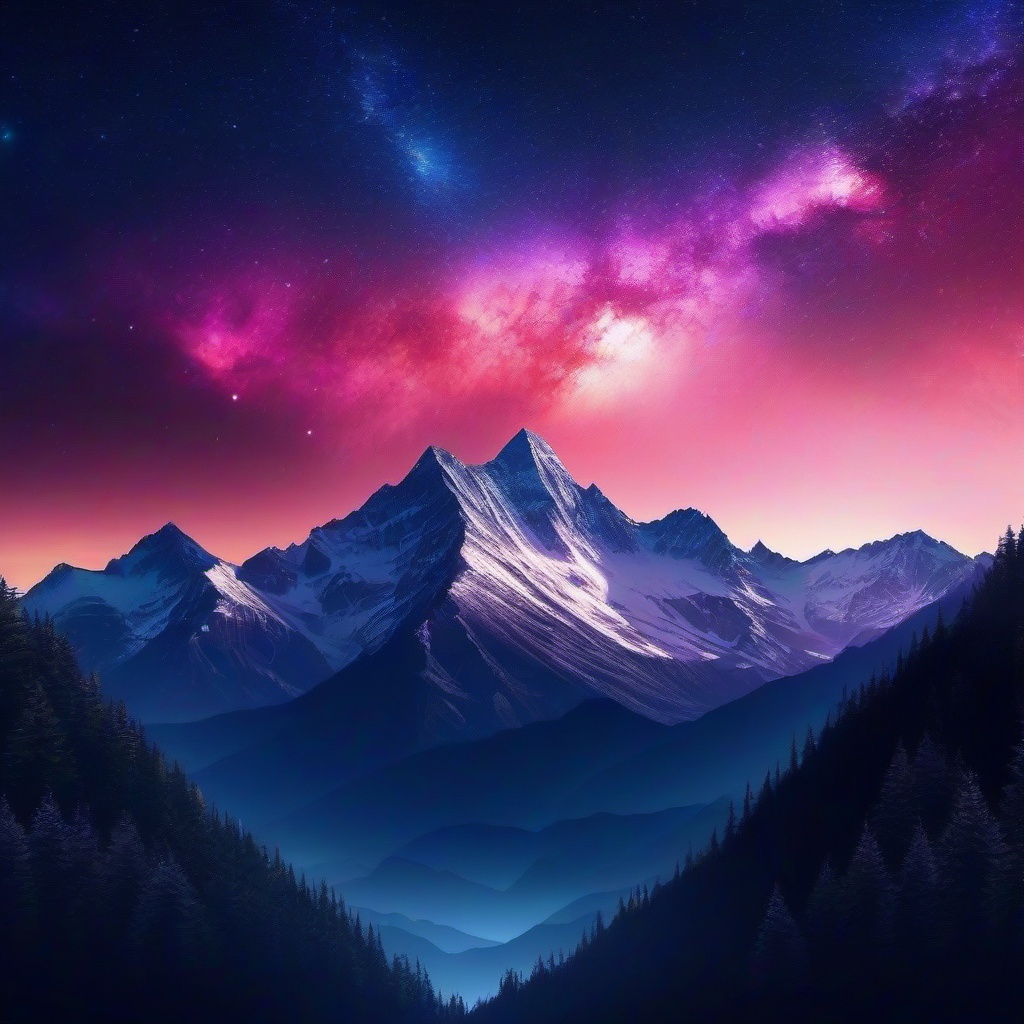 Mountain Background Wallpaper - galaxy mountain wallpaper  