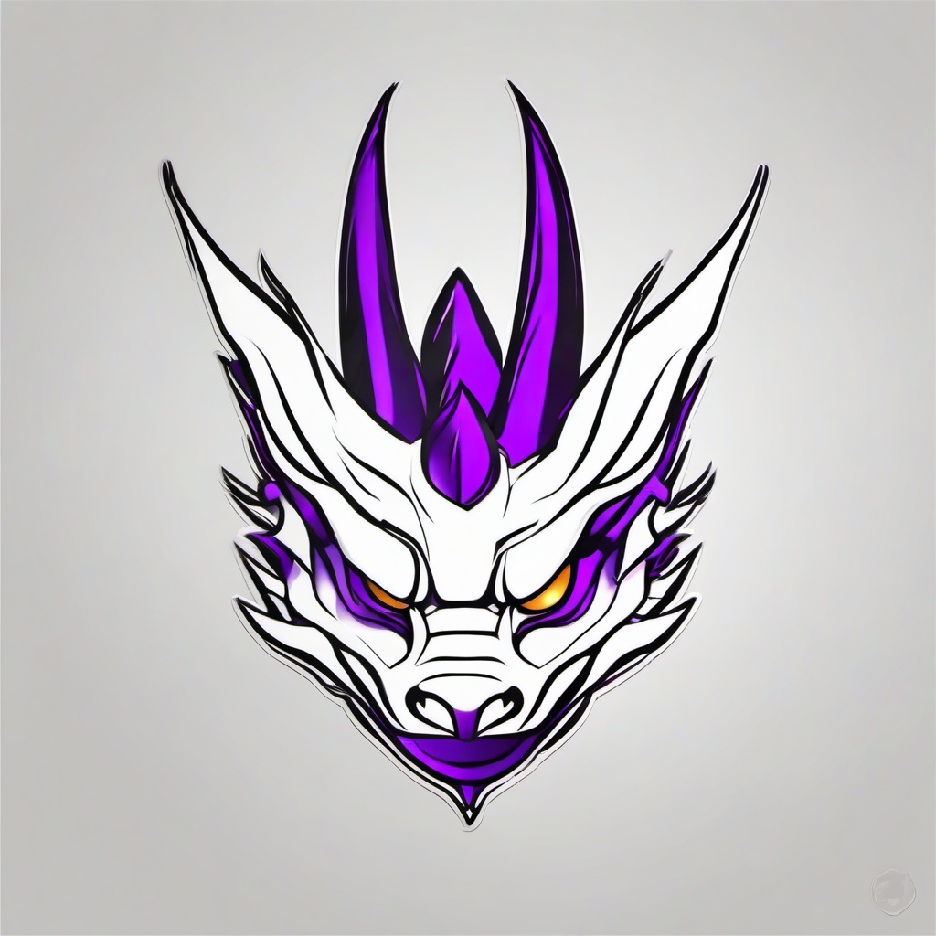 Spyro Dragon Tattoo - Tattoos inspired by Spyro the Dragon, a popular video game character.  simple color tattoo,minimalist,white background