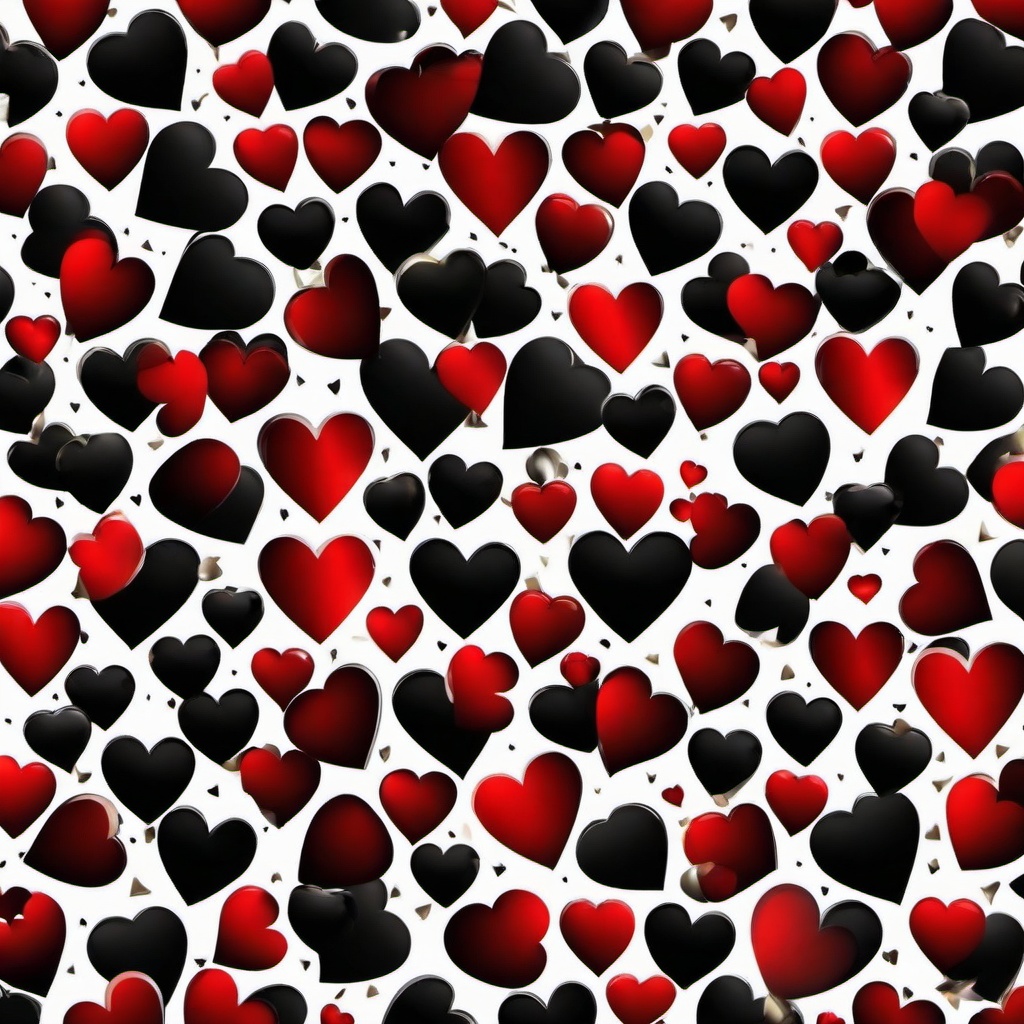 Heart Background Wallpaper - red heart black background  