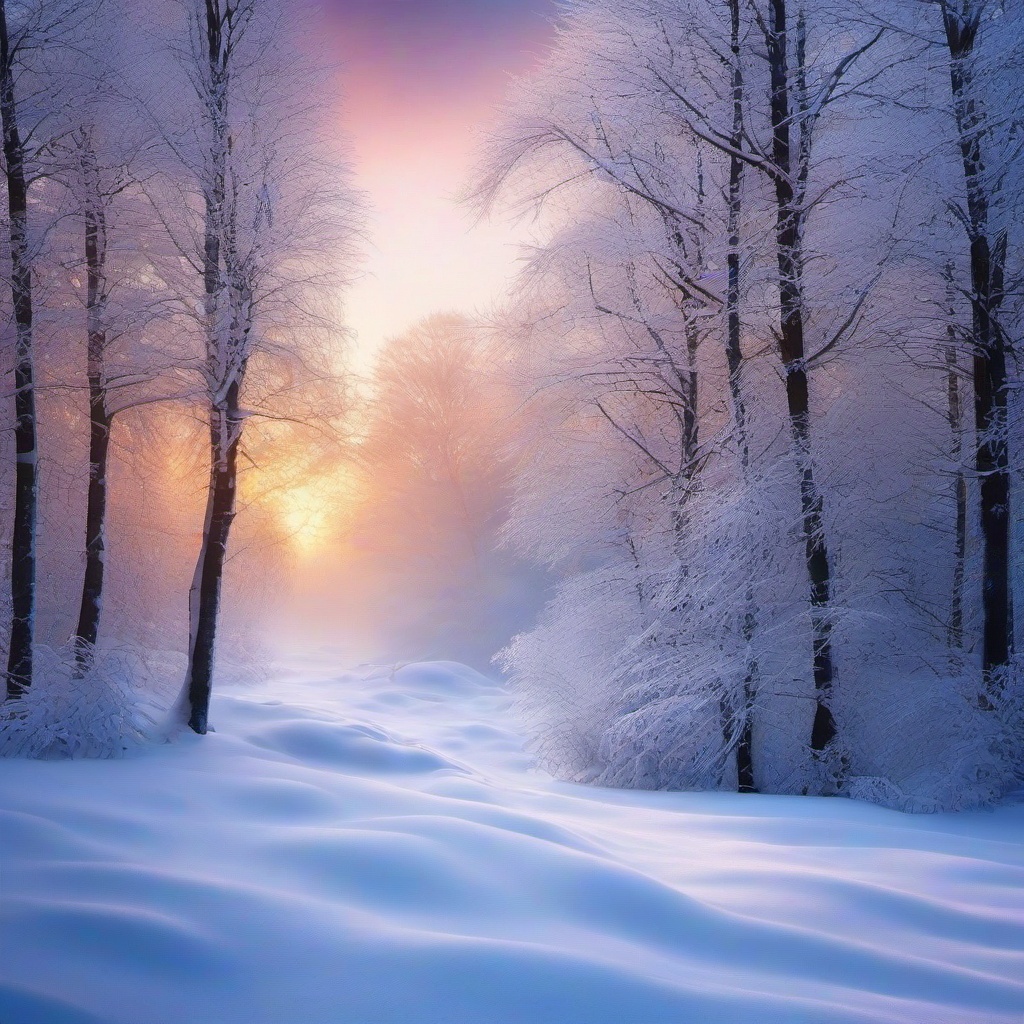 Winter background wallpaper - snowy background picture  