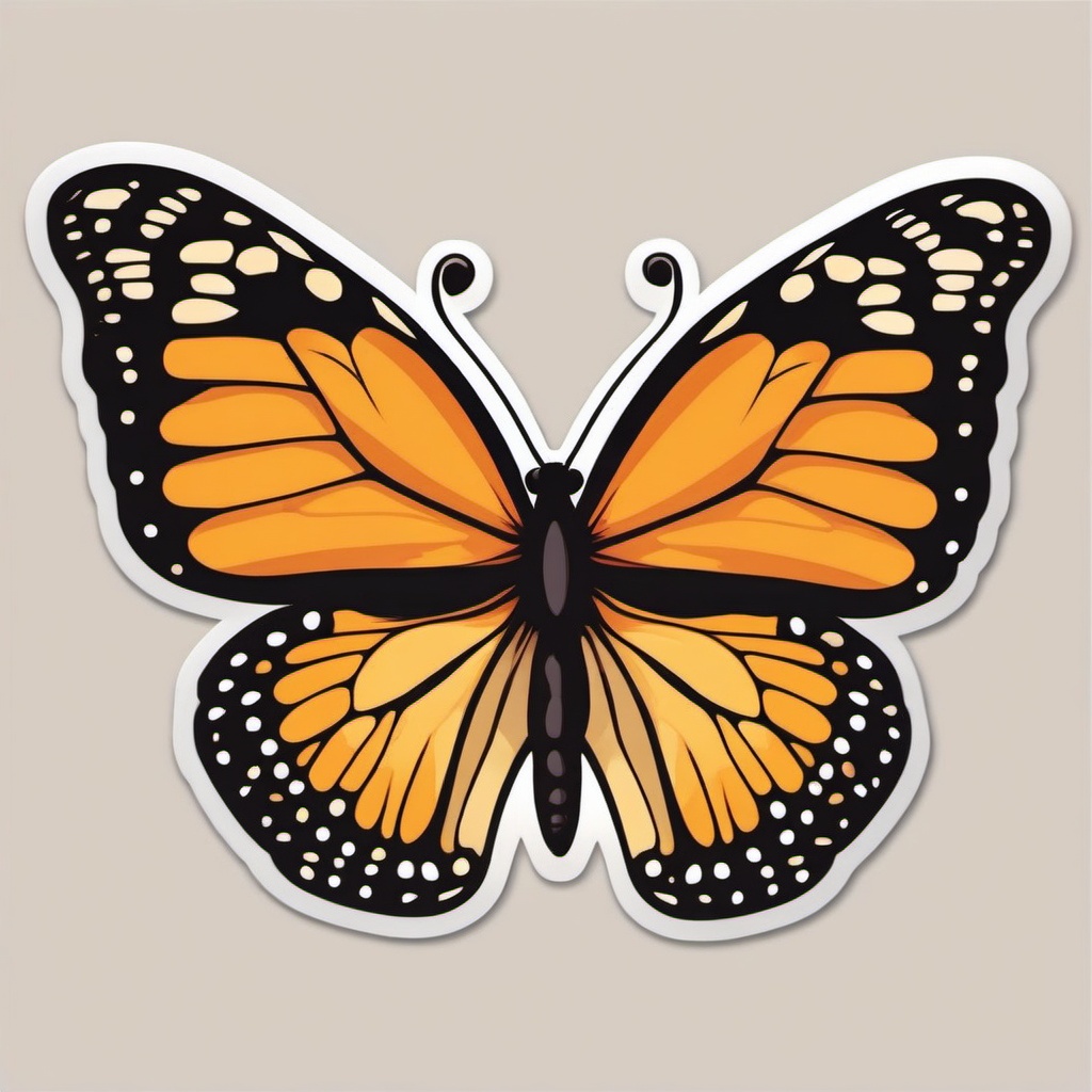 Butterfly Emerging from Cocoon Emoji Sticker - Metamorphosis and natural beauty, , sticker vector art, minimalist design