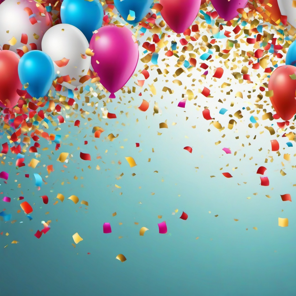 Party Background Wallpaper - confetti and balloons background  