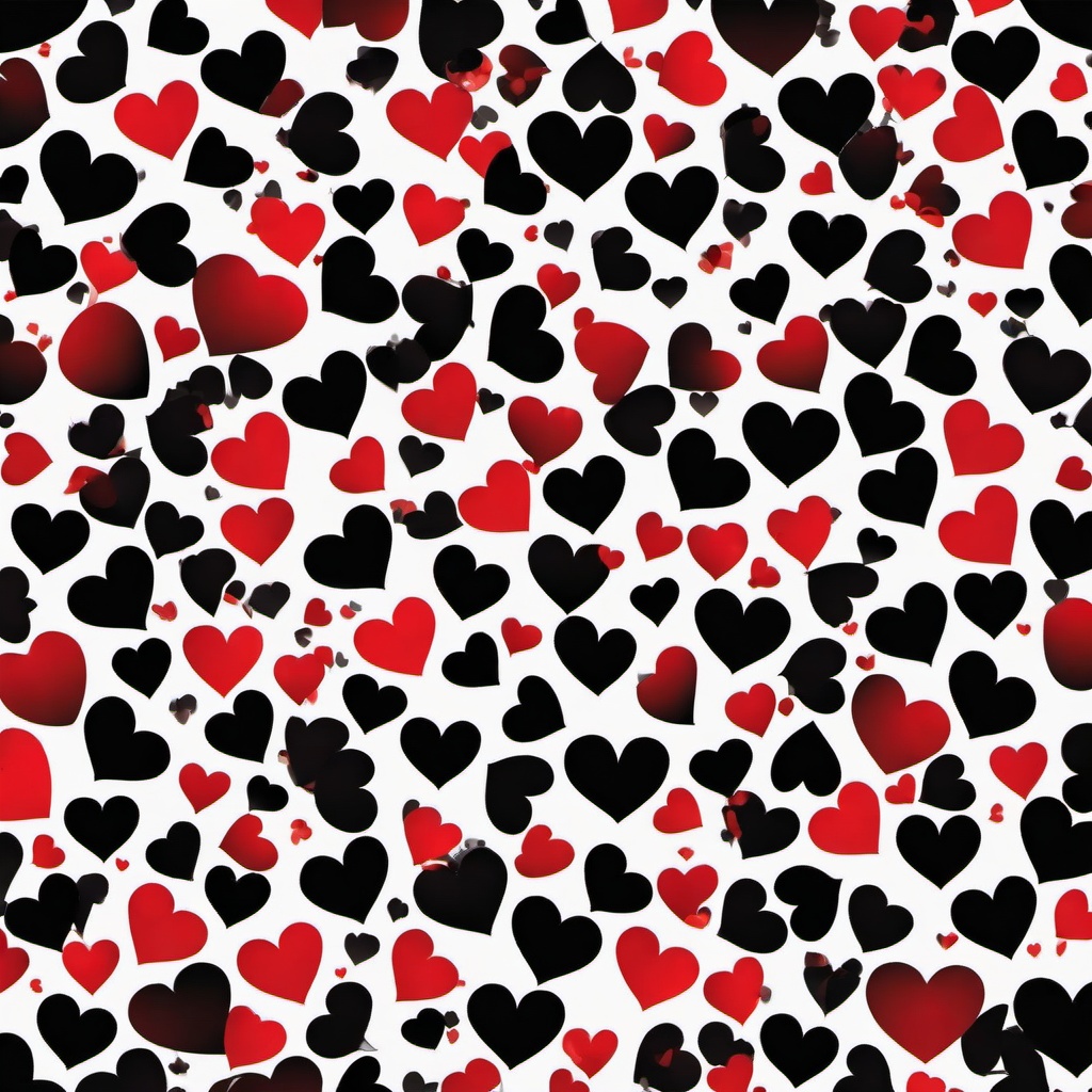 Heart Background Wallpaper - red and black hearts background  